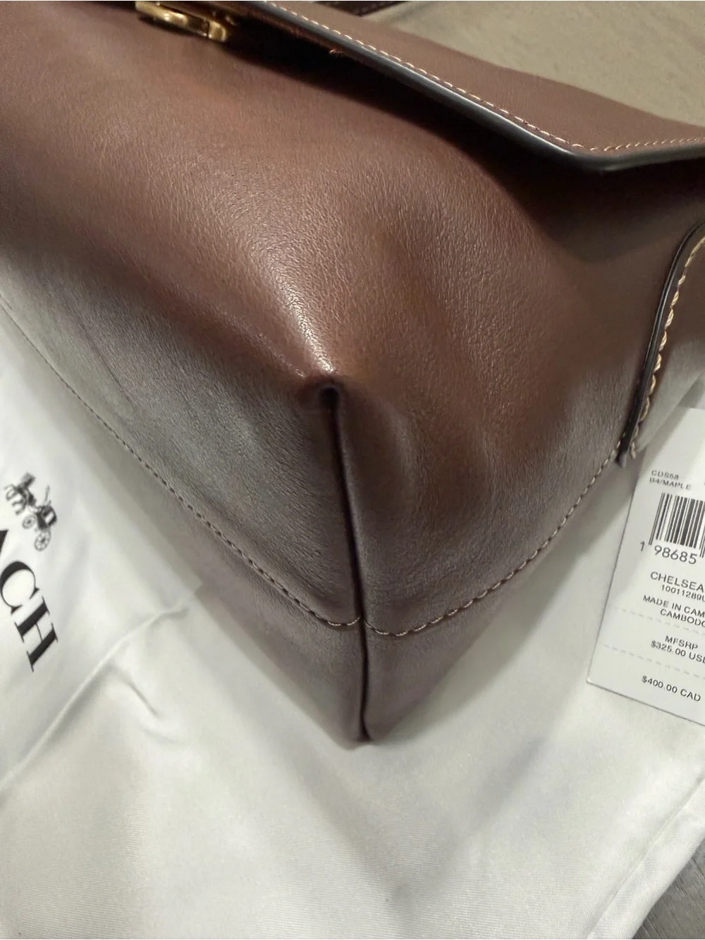 NWT Coach Chelsea 30 in Maple - Picture 14 of 15